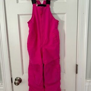 Lands' End Fuchsia Kids Snow Pants/Overalls